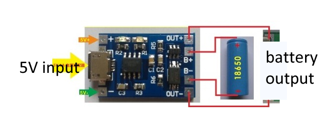 TP4056 1A Type-C USB Battery Charger Board (with Protection)