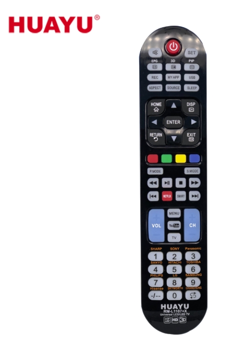 รีโมททีวี Universal Smart TV Remote Huayu RM-L1107+X ของแท้