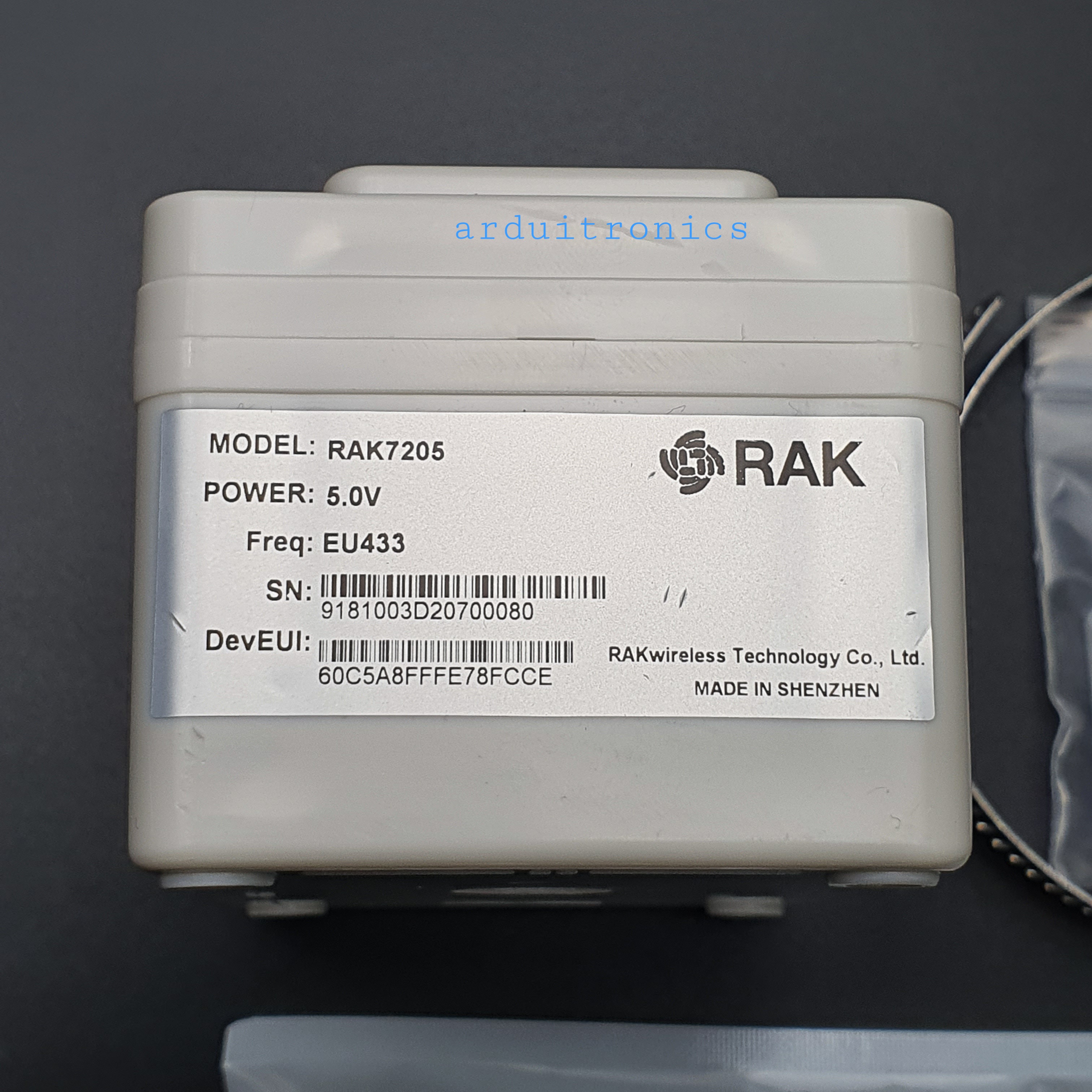 LoRa GPS Tracker Node RAK7205 - EU433 Outdoor and Waterproof Housing without Solar Panel