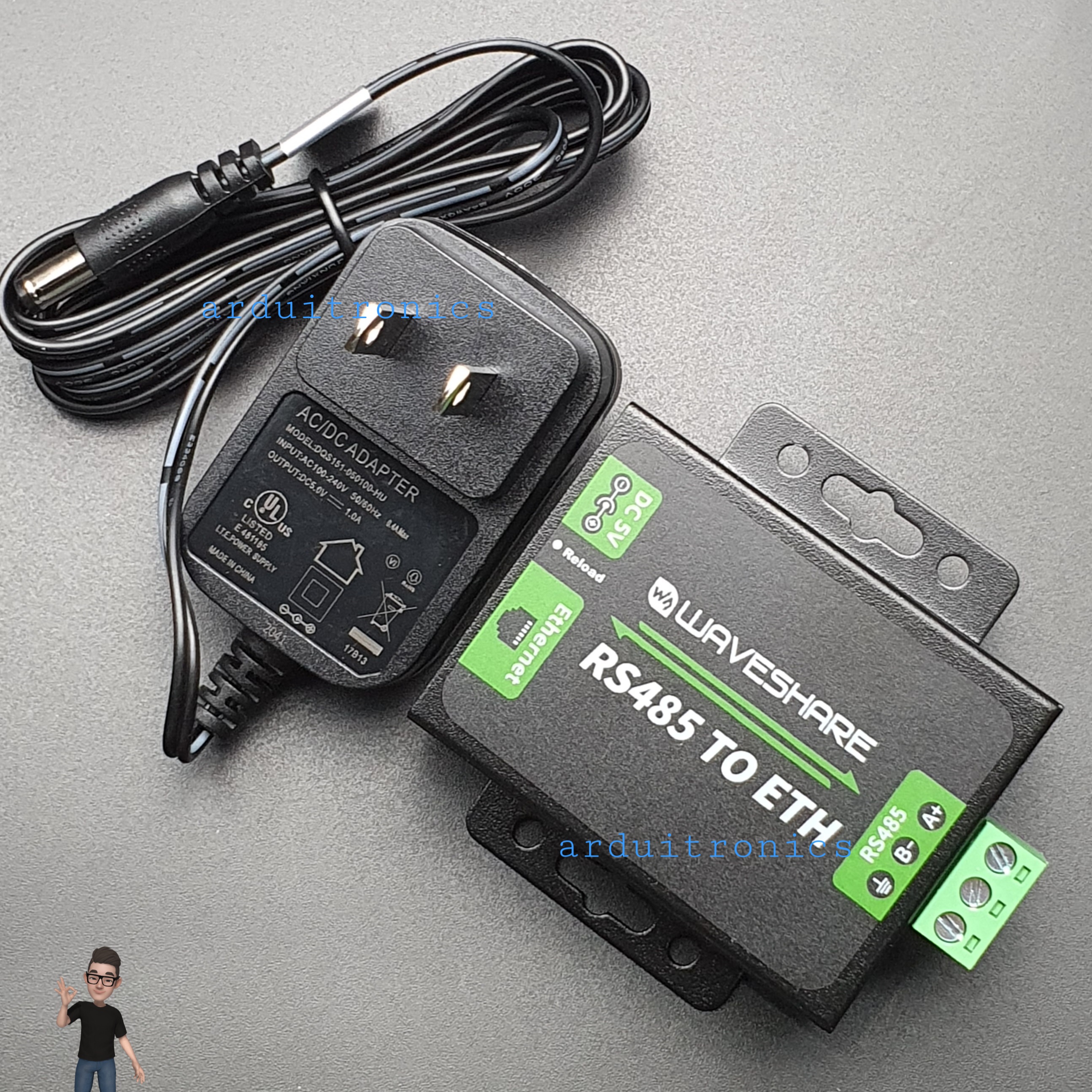 RS485 to Ethernet Converter (ของแท้จาก Waveshare)