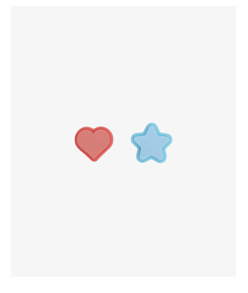 NewJeans -Light Stick Parts - ของแต่งแท่งไฟ แบบ HEART & STAR