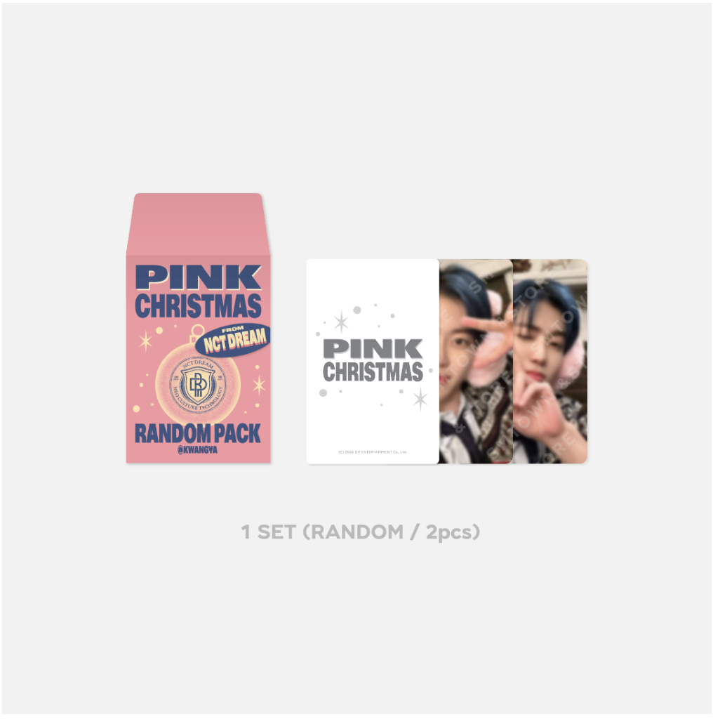 NCT DREAM - 2022 PINK CHRISTMAS Photo card สุ่ม ( 1 ซอง ได้ การ์ด 2 ใบนะคะ สุ่ม นะคะ )
