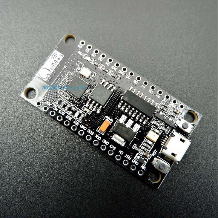 WeMos E41 NodeMCU (CH340G) ESP8266 32MB (พิมพ์คำว่า WeMos บน PCB) + Free Pin Header