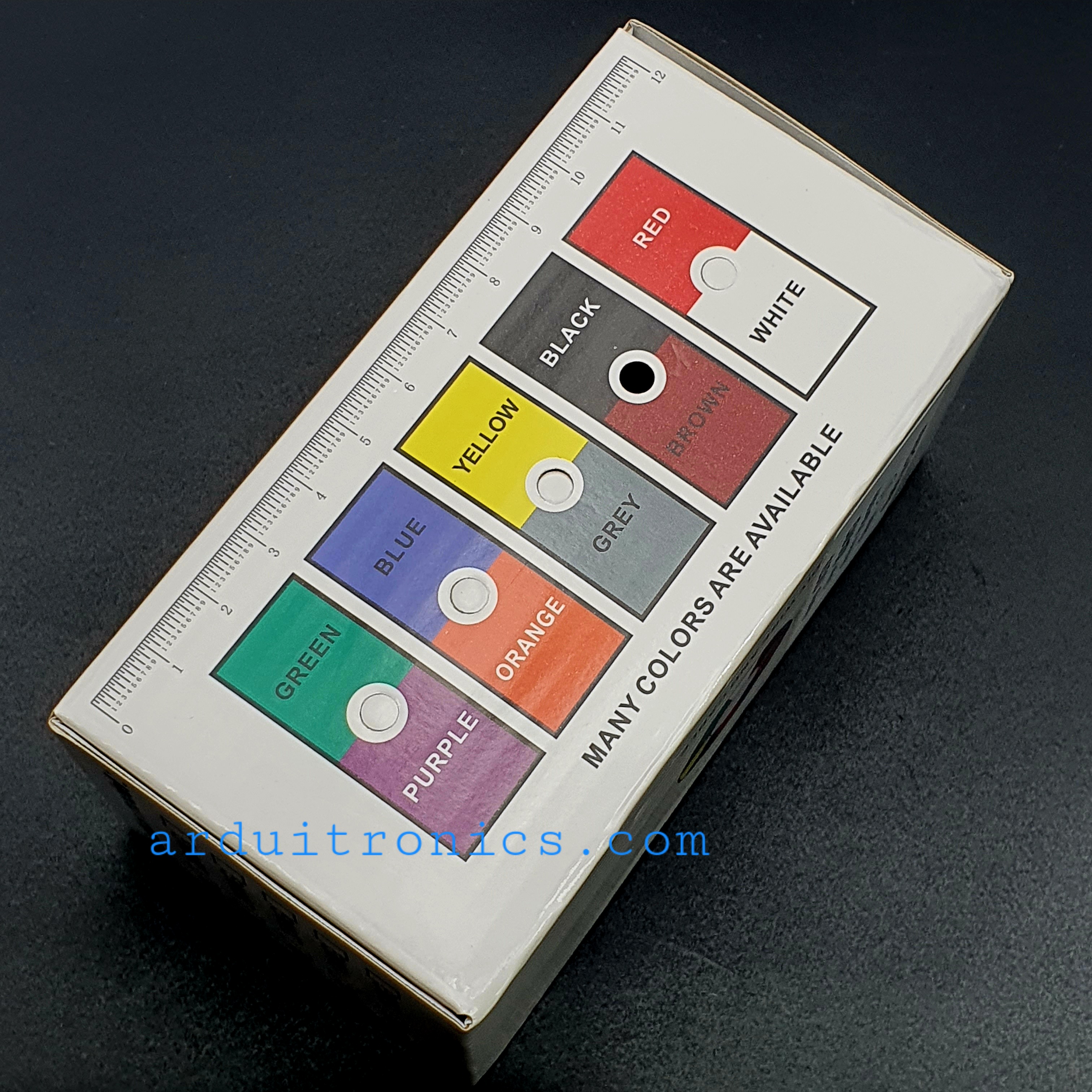 สายไฟ 5 สี สายไฟอ่อนเส้นเดี่ยว UL1007 สายไฟลวดทองแดงชุบดีบุก 18AWG ความยาวม้วนละ 5 เมตร ( สี ขาว ส้ม น้ำตาล เทา ม่วง )