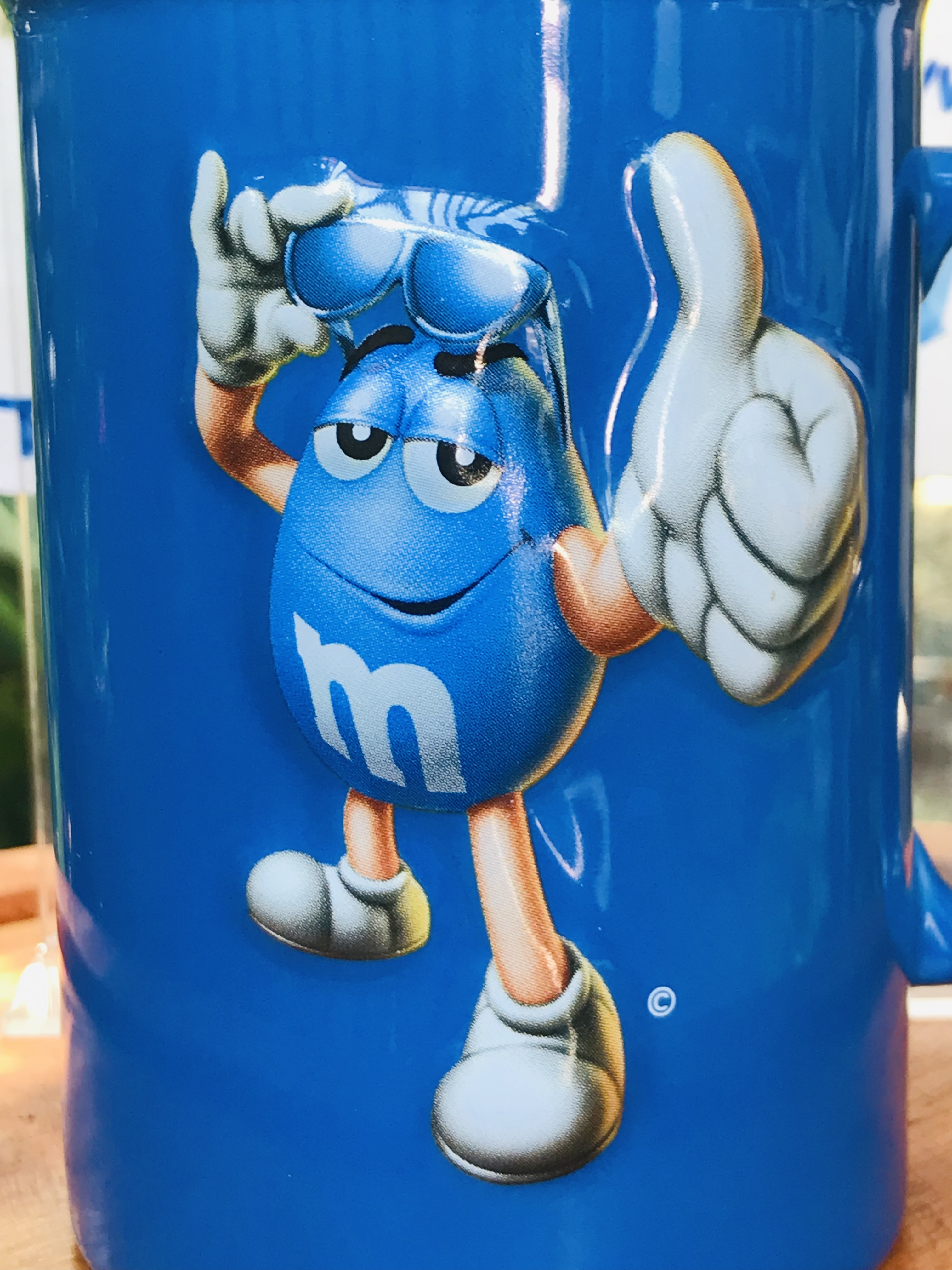 ใบละ 490 บาท ส่งต่องานสะสม Ceramic Mug แก้วมัคเซรามิค M&M ปี 2006 ลายปั๊มนูน