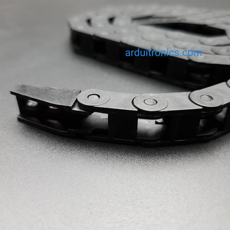 รางกระดูกงู ร้อยสายไฟ สำหรับ 3 Printer Chain Carrier Cable 7x7 (ขนาดเล็กยาว 1 เมตร)