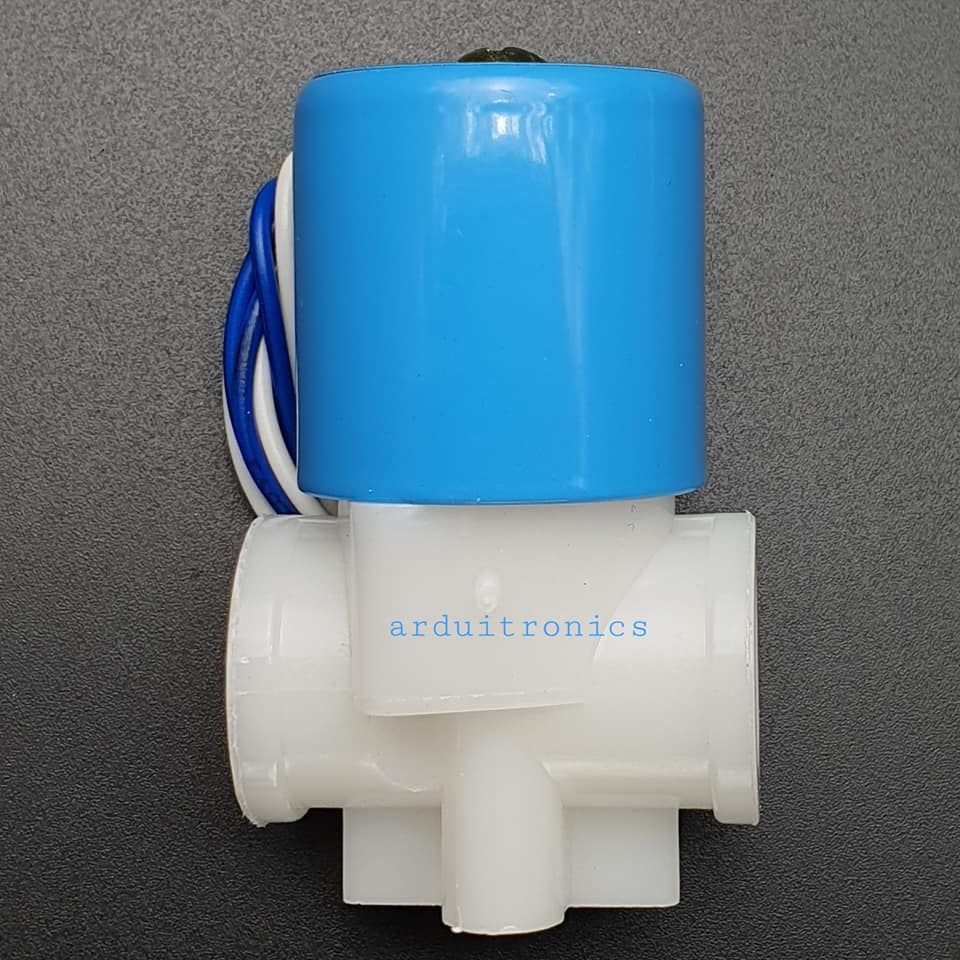 Solenoid Valve โซลินอยด์วาล์ว พลาสติก 2 หุน 12VDC ( SLC 2 )