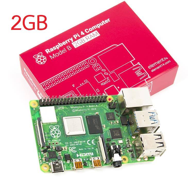 [จัดส่งฟรี] Raspberry Pi 4 Model B (แรม 2GB)