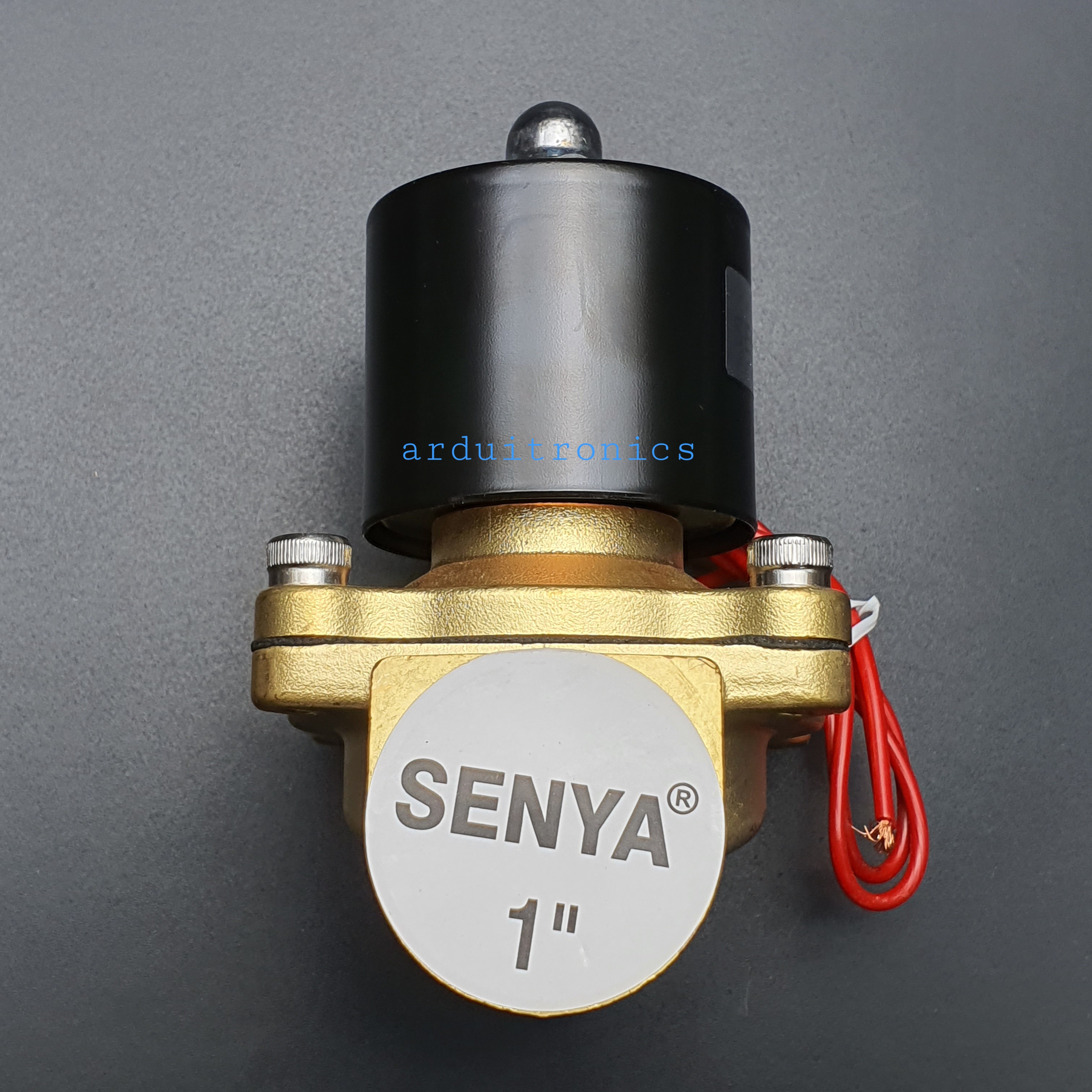 โซลินอยวาล์ว ทองเหลือง (Solenoid Valve Normally Closed) 8 หุน (1") 220VAC - ยี่ห้อ Senya 2W-250-25