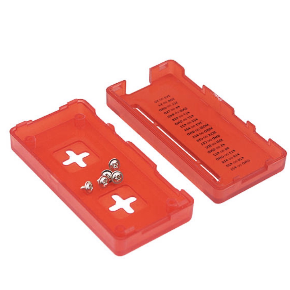 Raspberry Pi Zero W Enclosure With GPIO Reference Blue Color