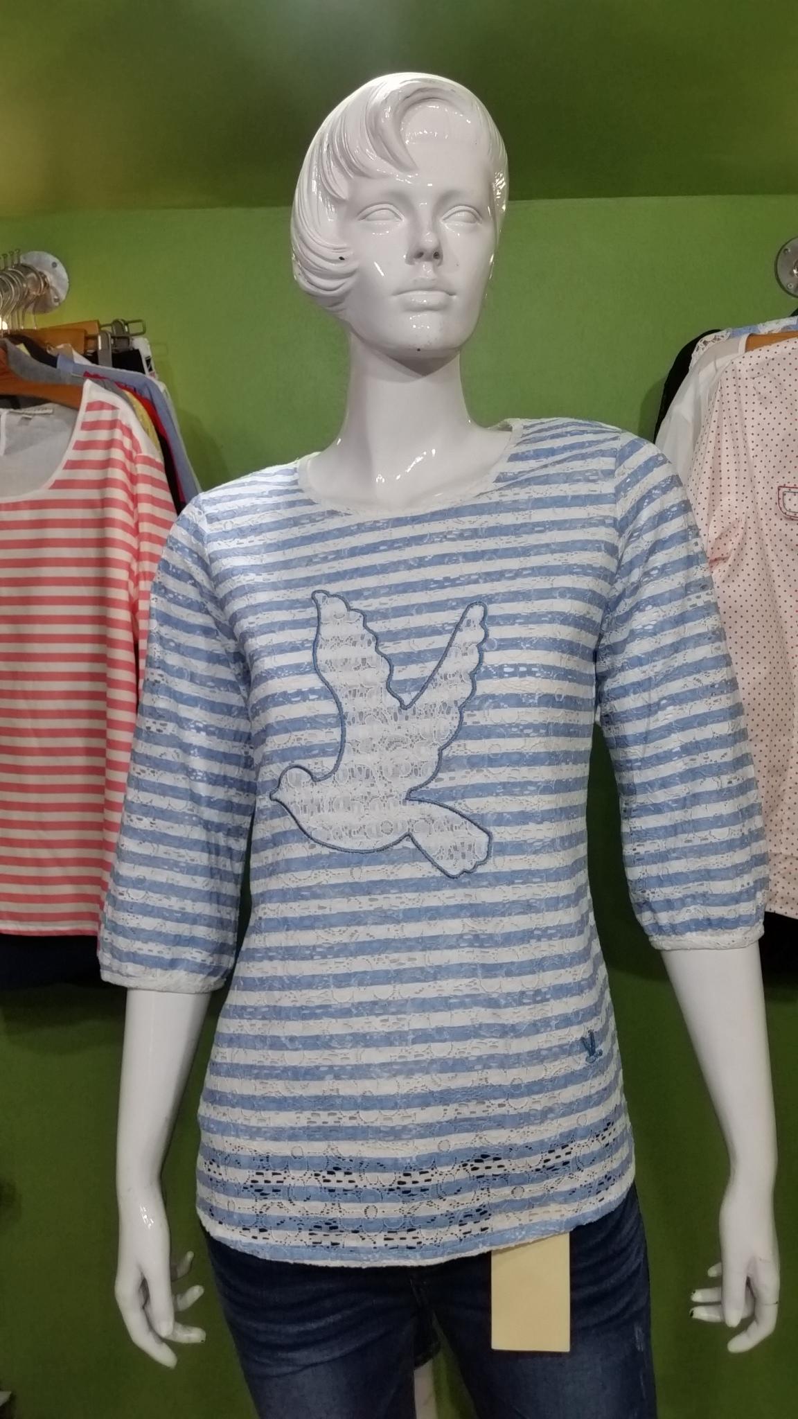 เสื้อแฟชั่นผ้าลูกไม้ CC CONCEPT แขน 3ส่วน มีซับในตัว แพทเทิร์นทรงเข้ารูปค่ะ
