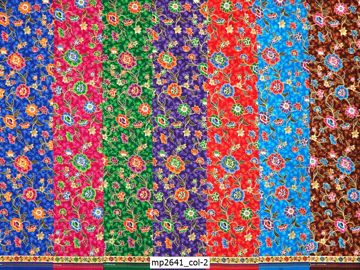 [D-MP2641] ผ้าถุงแม่พลอย 1.8เมตร เย็บพร้อมนุ่ง คอตต้อน 100%