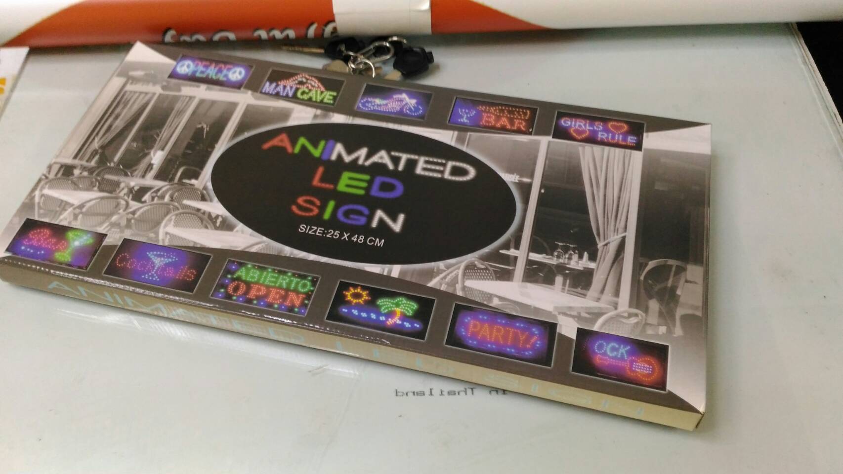 ป้ายไฟopenวงรี ป้ายOPENไฟกระพิบ