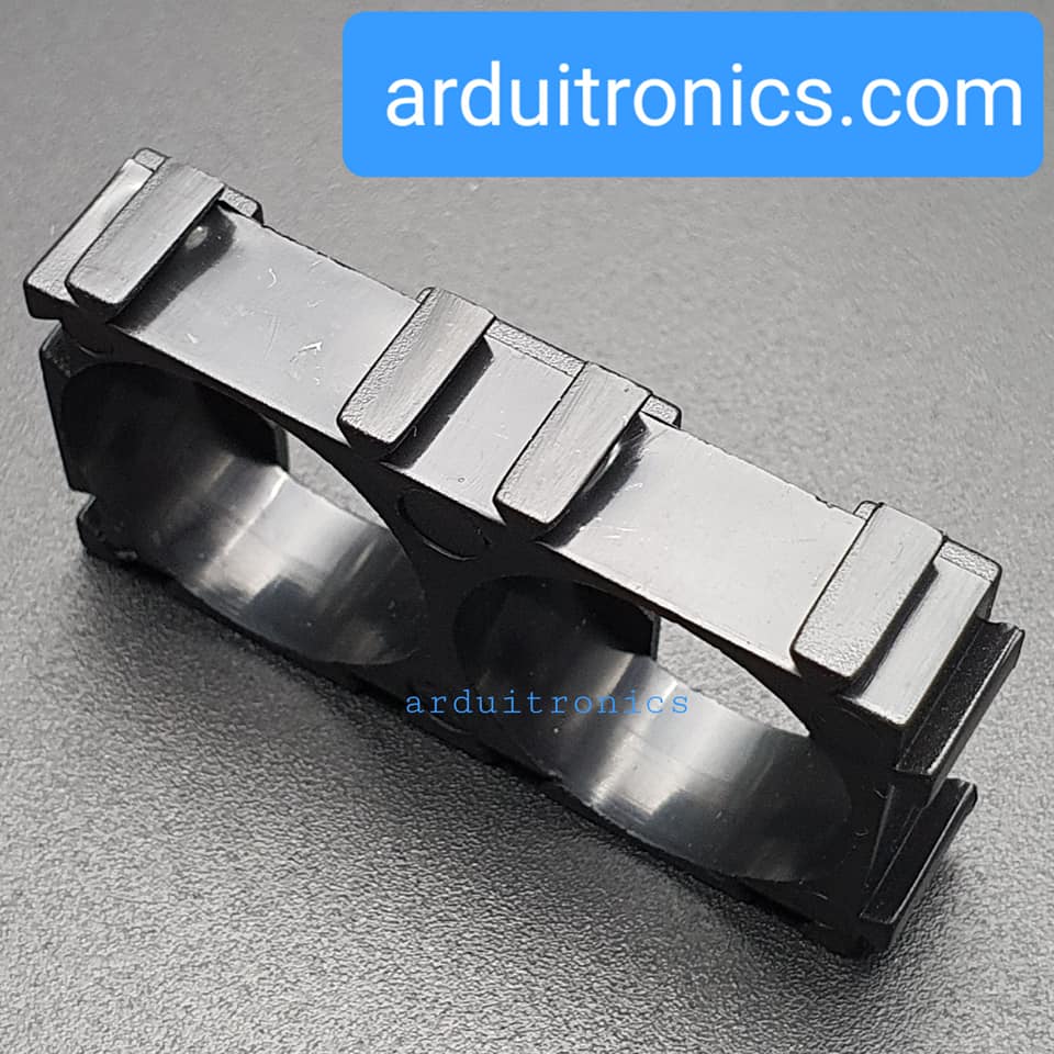 Battery Fixed Bracket กรอบยึดถ่าน18650 รางถ่านแบบอิสระ ใส่ถ่านได้ 2 ก้อน จำนวน 1 ชิ้น