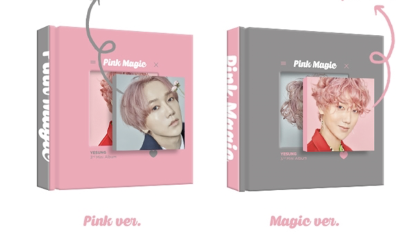 YESUNG - Mini Album Vol.3 [Pink Magic] แบบ set หน้าปก PINK Ver. + MAGIC Ver.