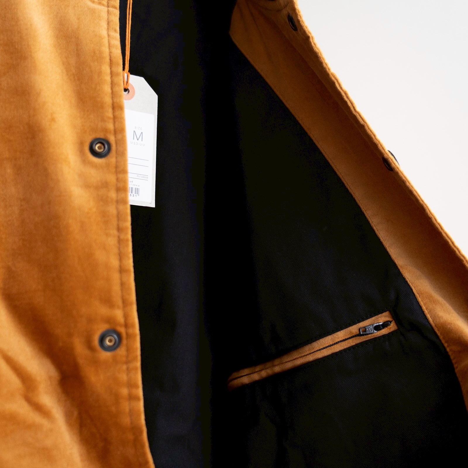 Mark Velvet Baseball Jacket - Dandelion