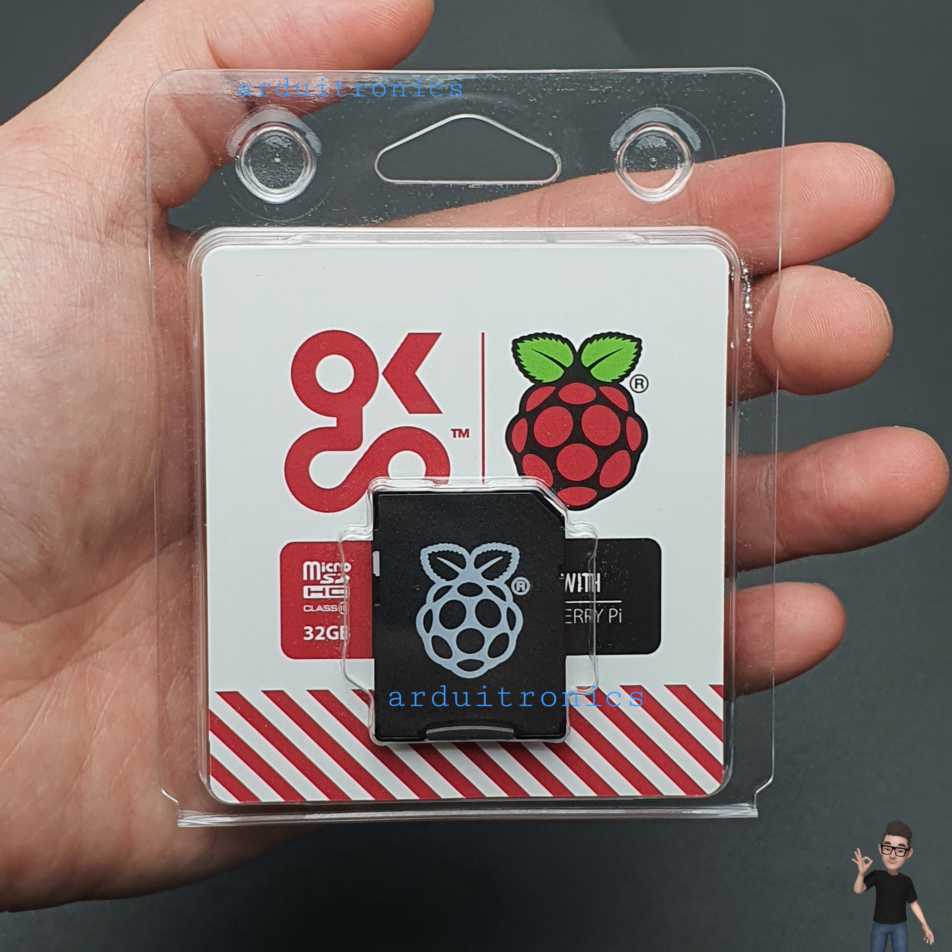 RS Pre-Installed with NOOBS for Raspberry Pi Raspberry Pi 4b Memory Card TF Memory Card 32GB Class 10 for Raspberry Pi 4b / 3b / 3b + Official Accessories