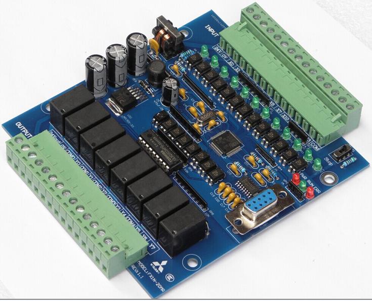 PLC (FX1N-20MR) 12IN/8OUT ไฟเลี้ยง 24VDC