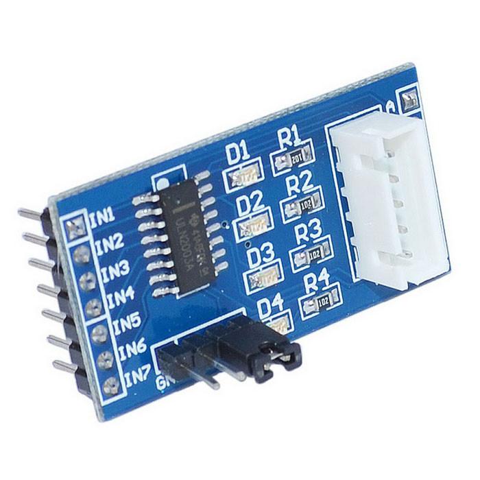 5V DC Stepper Motor + Motor Driver Module (ใช้ชิป ULN2003AN)