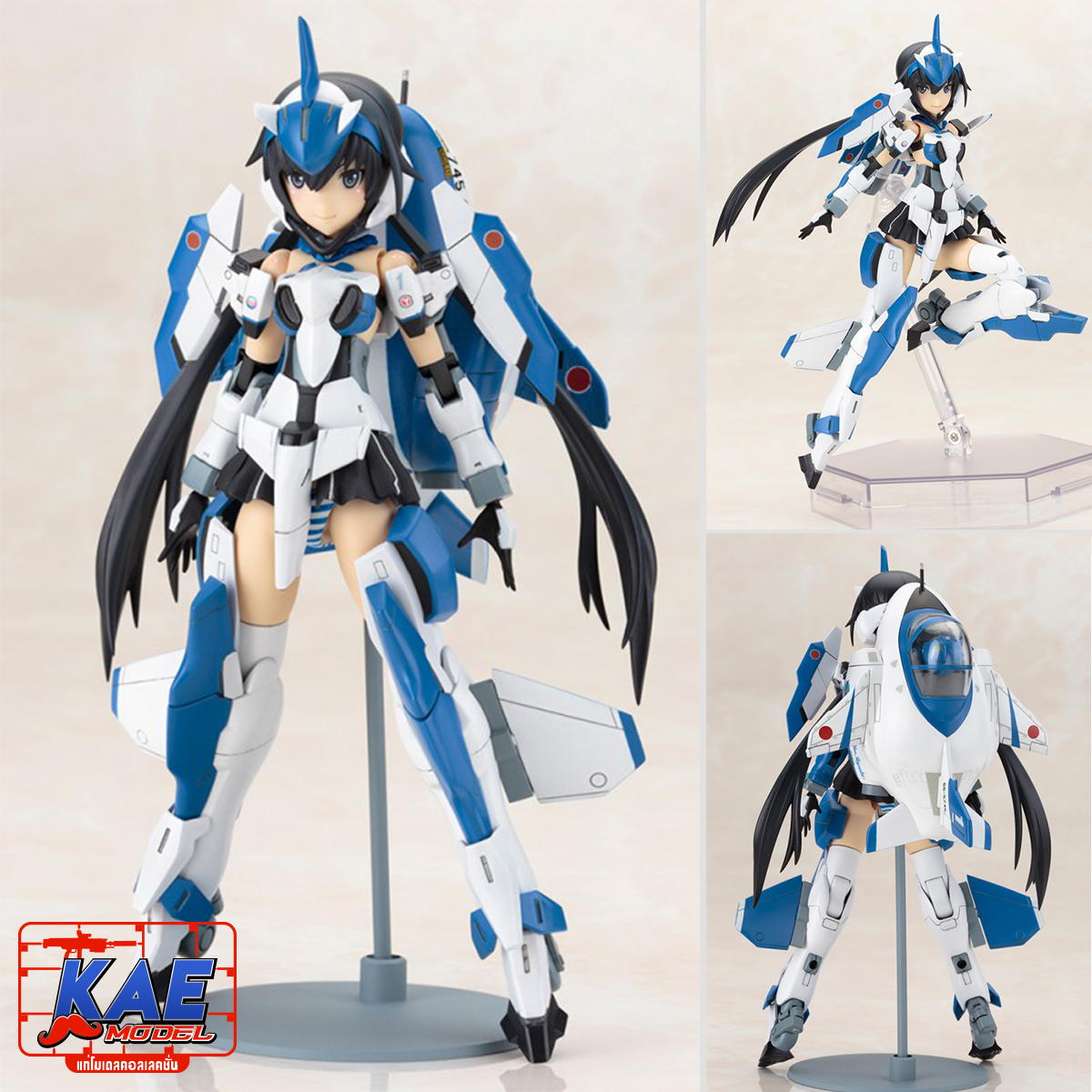 [Koto x Hasegawa] Frame Arms Girl Stylet with Eggplane T-4 'Blue Impulse'