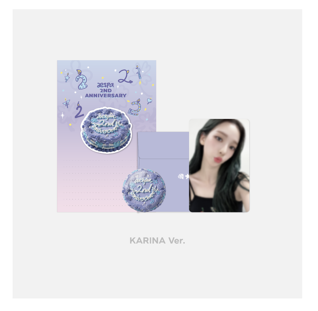 aespa - aespa Debut 2nd Anniversary MD -Birthday Card Package - Karina