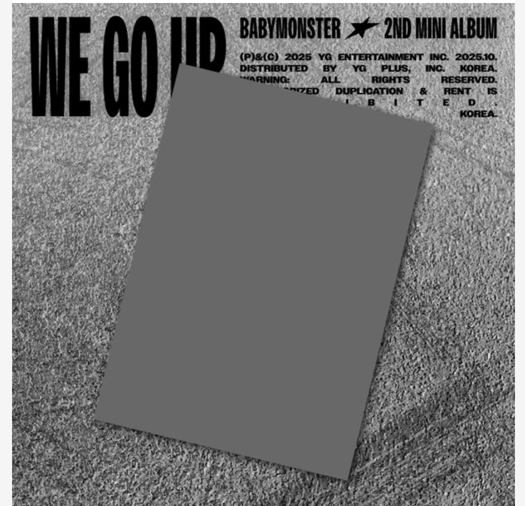 BABYMONSTER 2nd MINI ALBUM [WE GO UP] POSTCARD Ver.