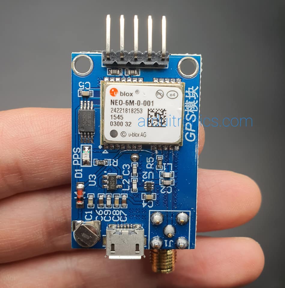 Ublox NEO - 6M GPS Module (SMA Connector)
