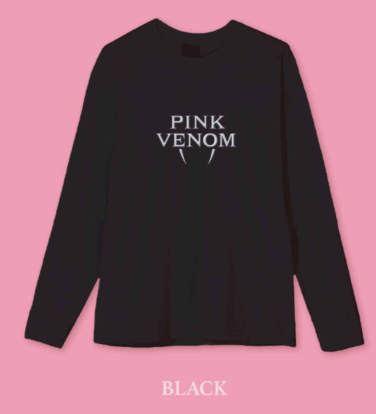 BLACKPINK -Pink Venom] Official Merch - Sleeve T-shirts ระบุแบบ และ สี ที่ต้องการ