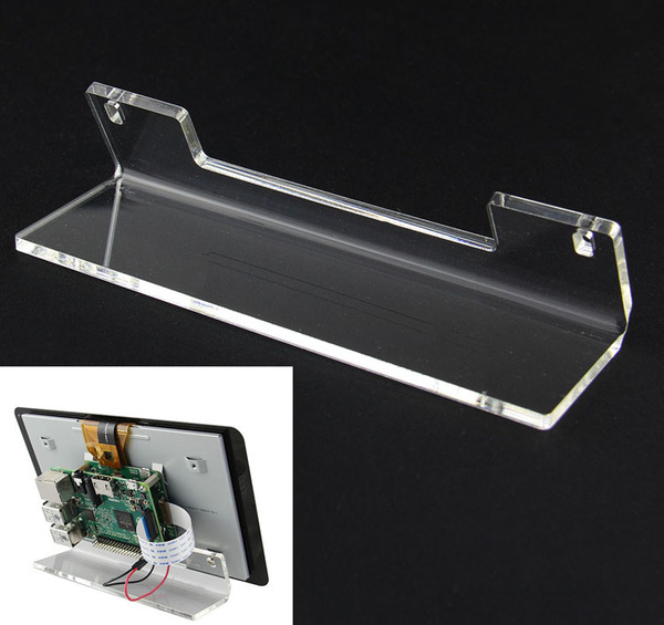 Acrylic Holder for Raspberry Pi 7-inch Touch Screen (Official)