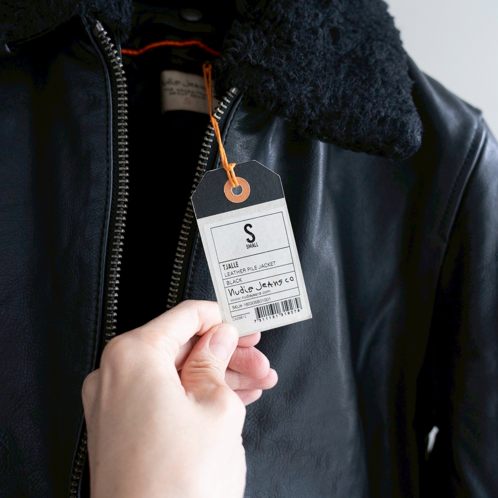 Tjalle - Leather Pile Jacket