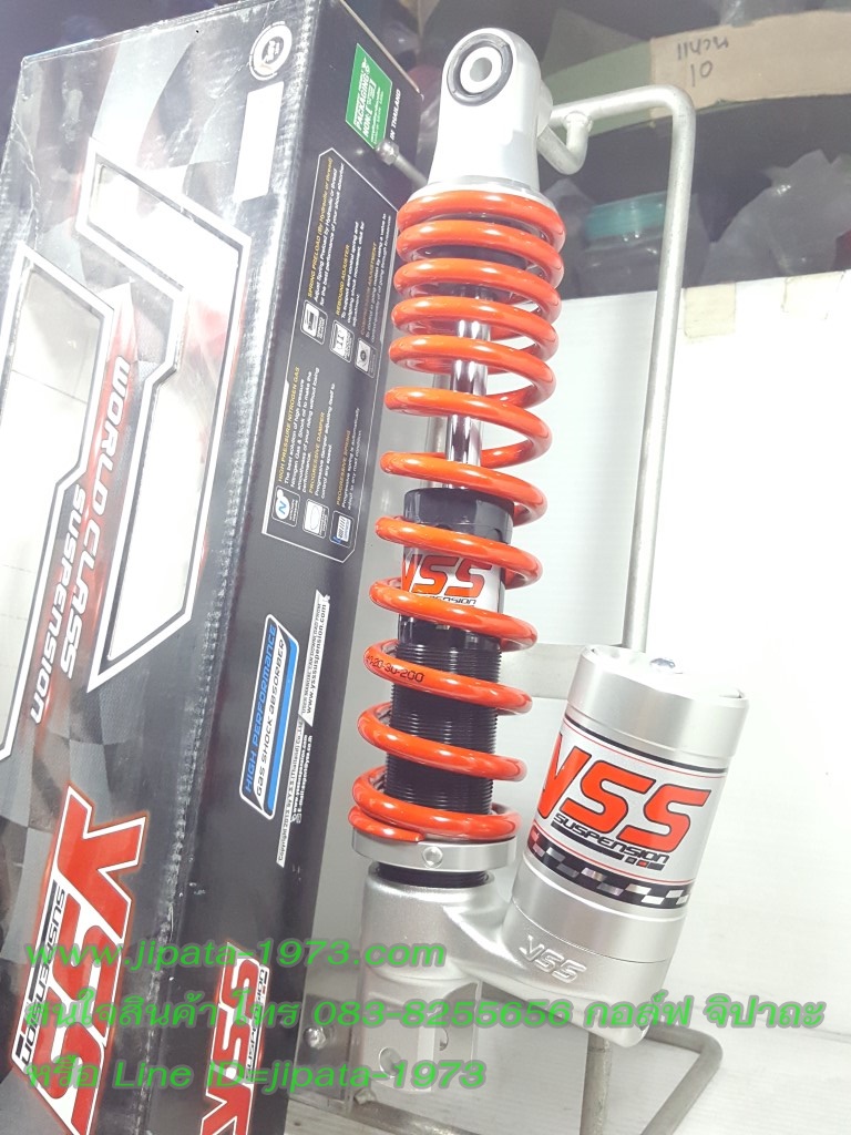 (QBIX) โช้คอัพหลังเดี่ยว ยี่ห้อ YSS รุ่น OK302 สำหรับรถรุ่น Yamaha QBIX
