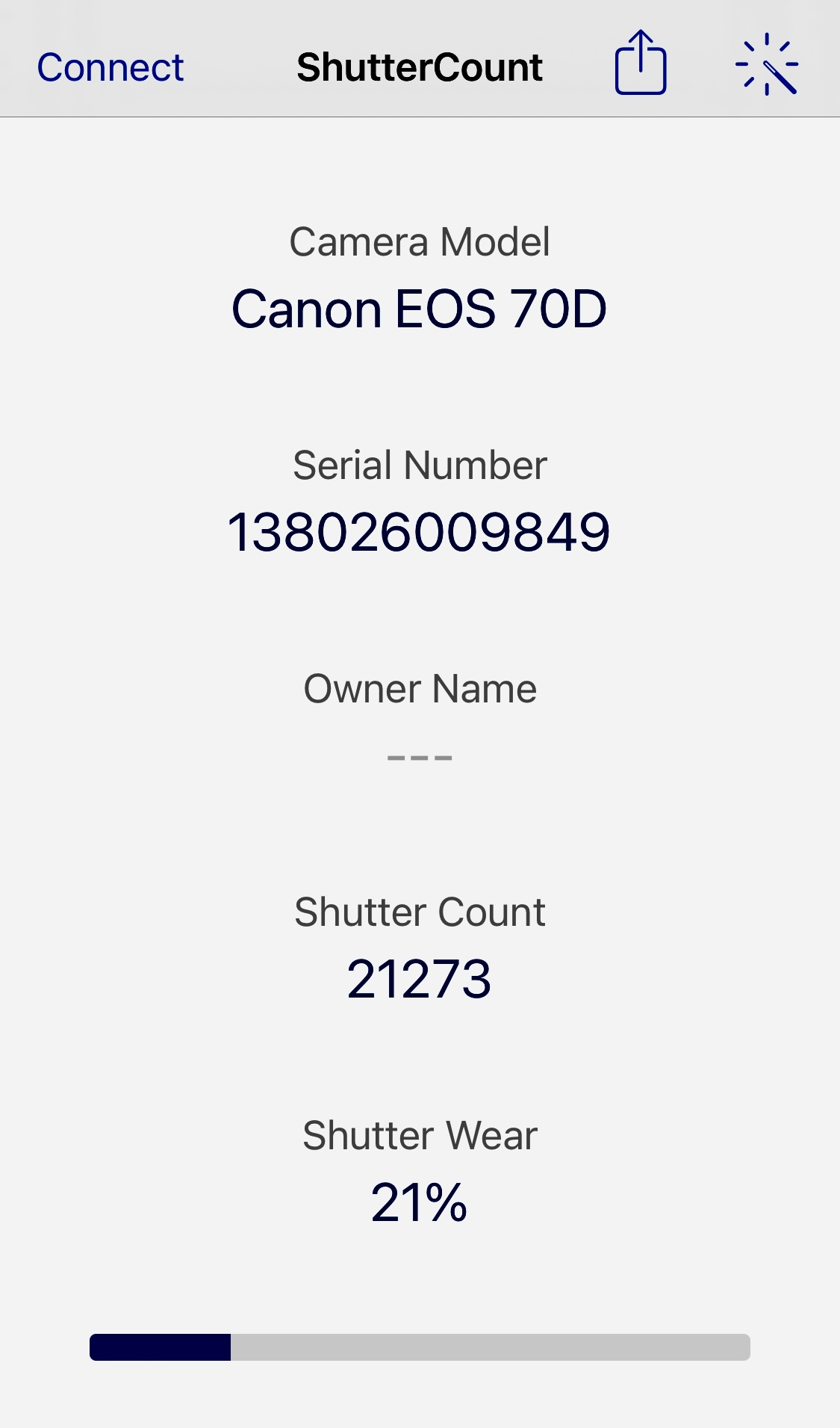 Canon EOS 70D (บอดี้) อดีตประกันศูนย์ไทย กล้อง DSLR กึ่งโปร อปศ. Shutter 21273