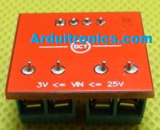 Voltage and Current Sensor โมดูลวัดโวลและวัดกระแสไฟฟ้า 3-25V 0-3A (MAX471)
