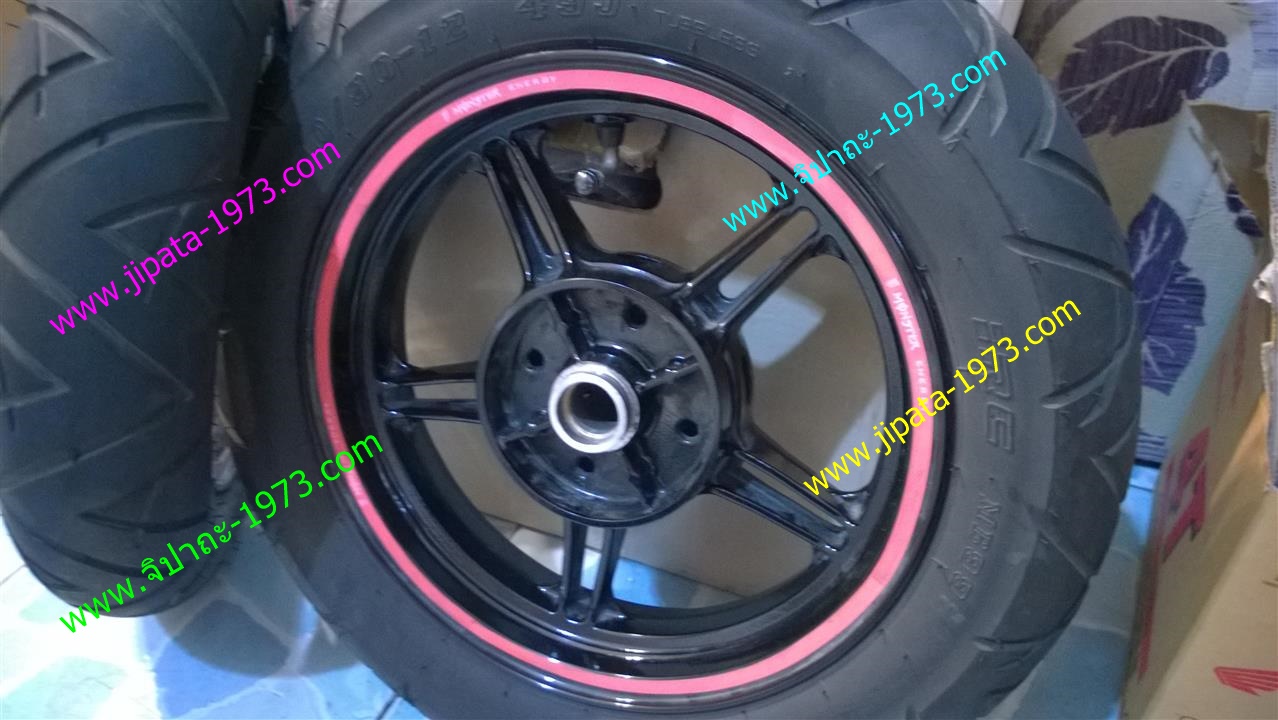 ล้อแม็กแท้พร้อมยาง Kawasaki New KSR มือ 2