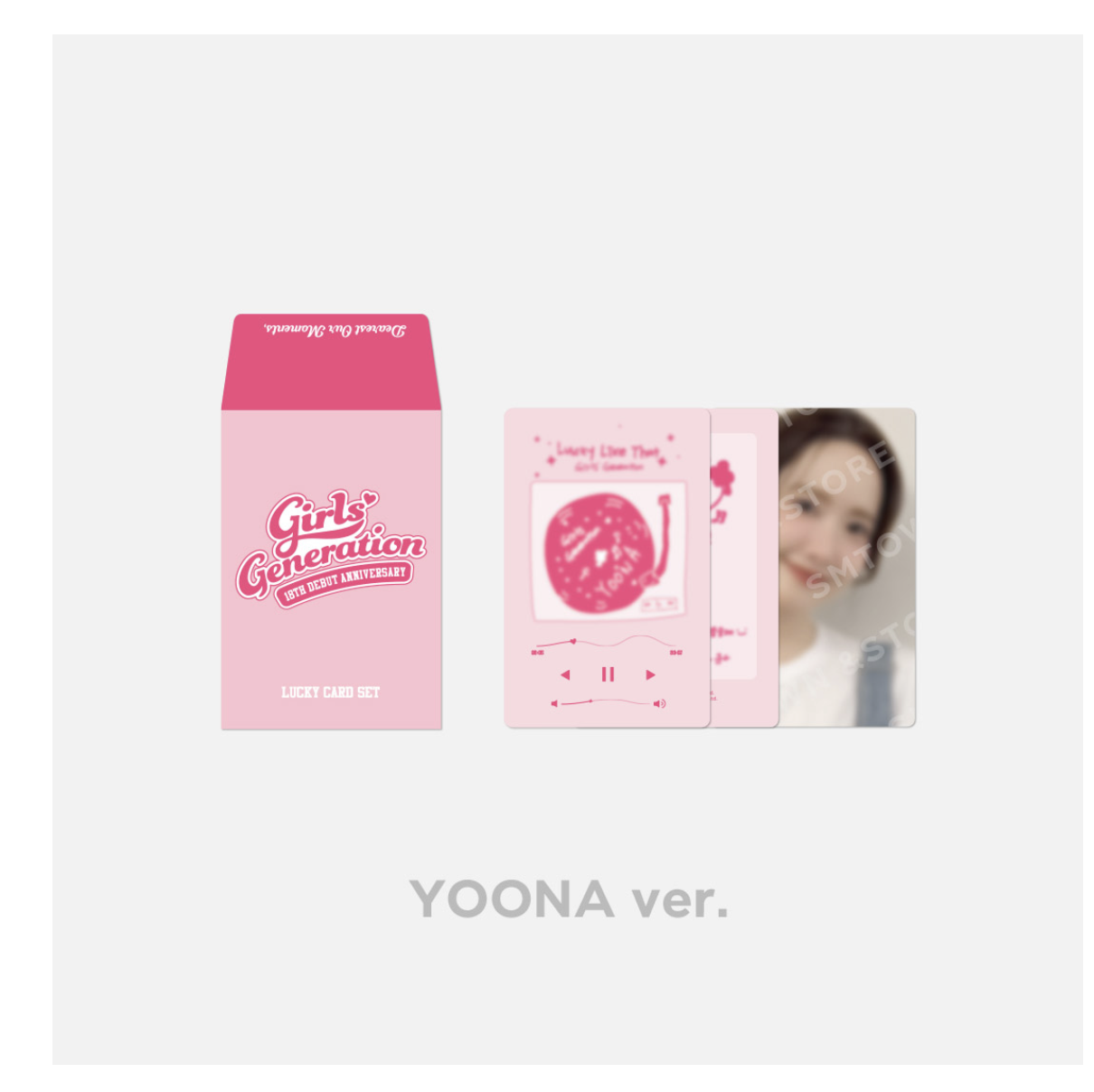 Girls' Generation -Lucky Card Set. แบบ yoona
