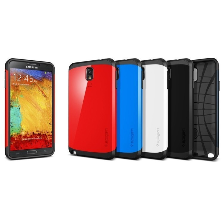Back case Case for Samsung Galaxy Note 3 N9000 Spigen SGP สีฟ้า