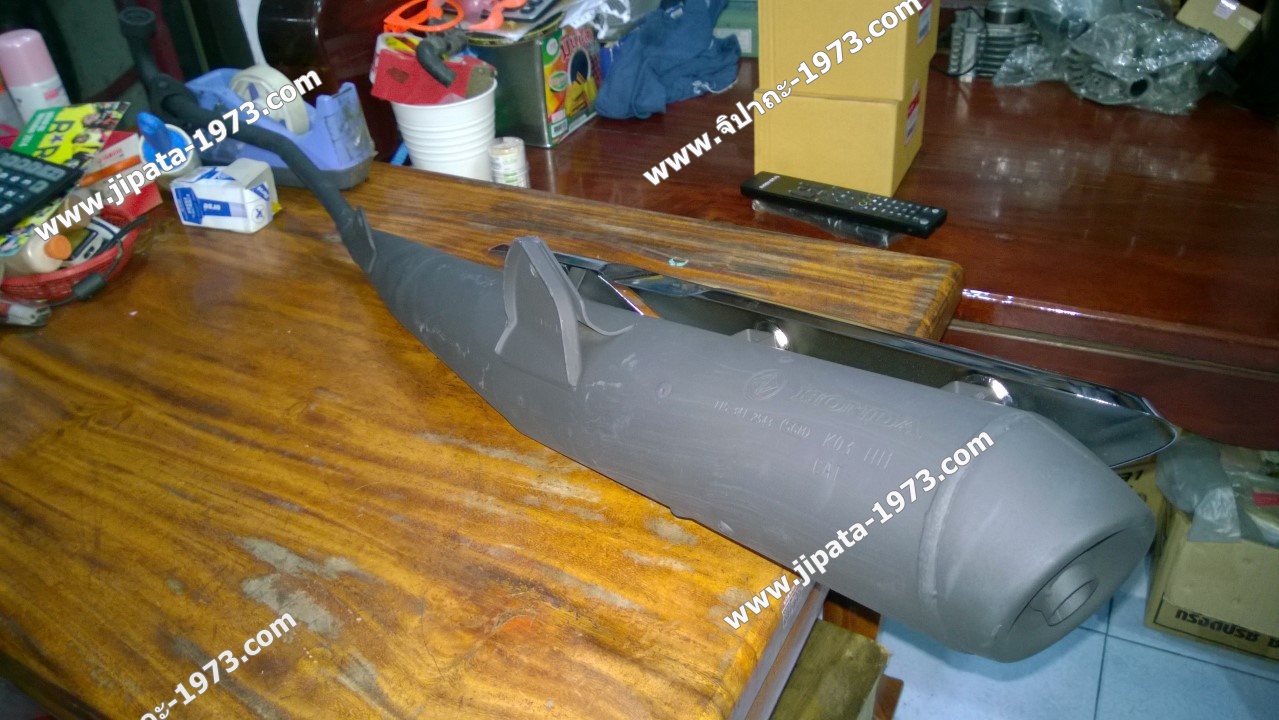 ท่อไอเสีย Honda Wave 110 i ปี 2013 รุ่นท่อตรง แท้