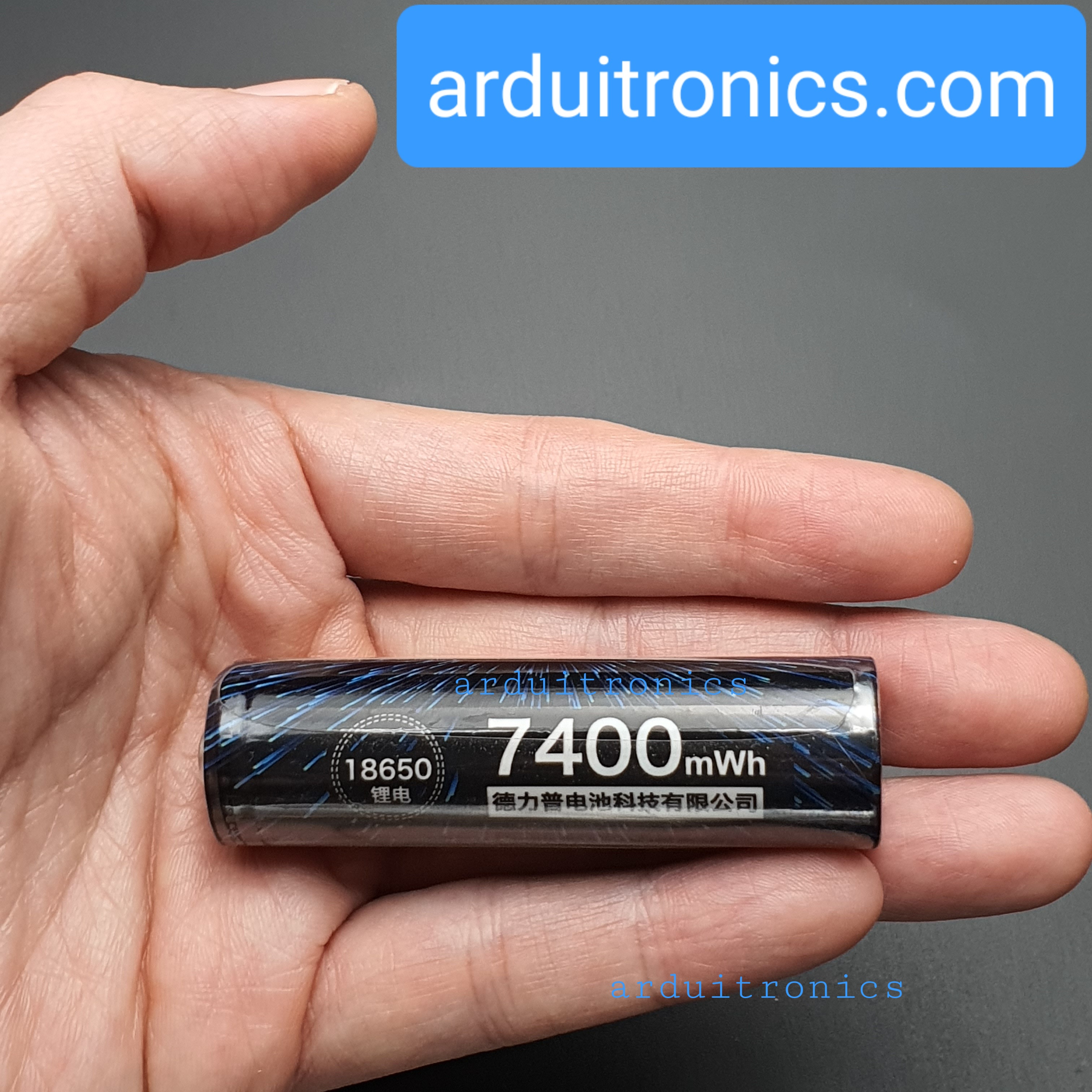 Delipow 3.7V 2000mAh / 7400mwh 18650 Battery Rechargeable Lithium