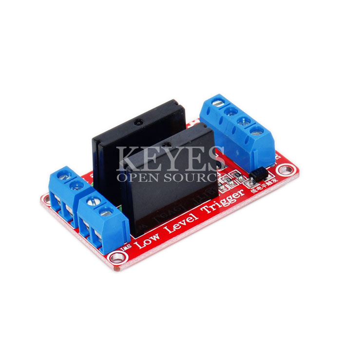 Keyes 2 Channel Solid State Relay Module (SSR) Red PCB - 5V