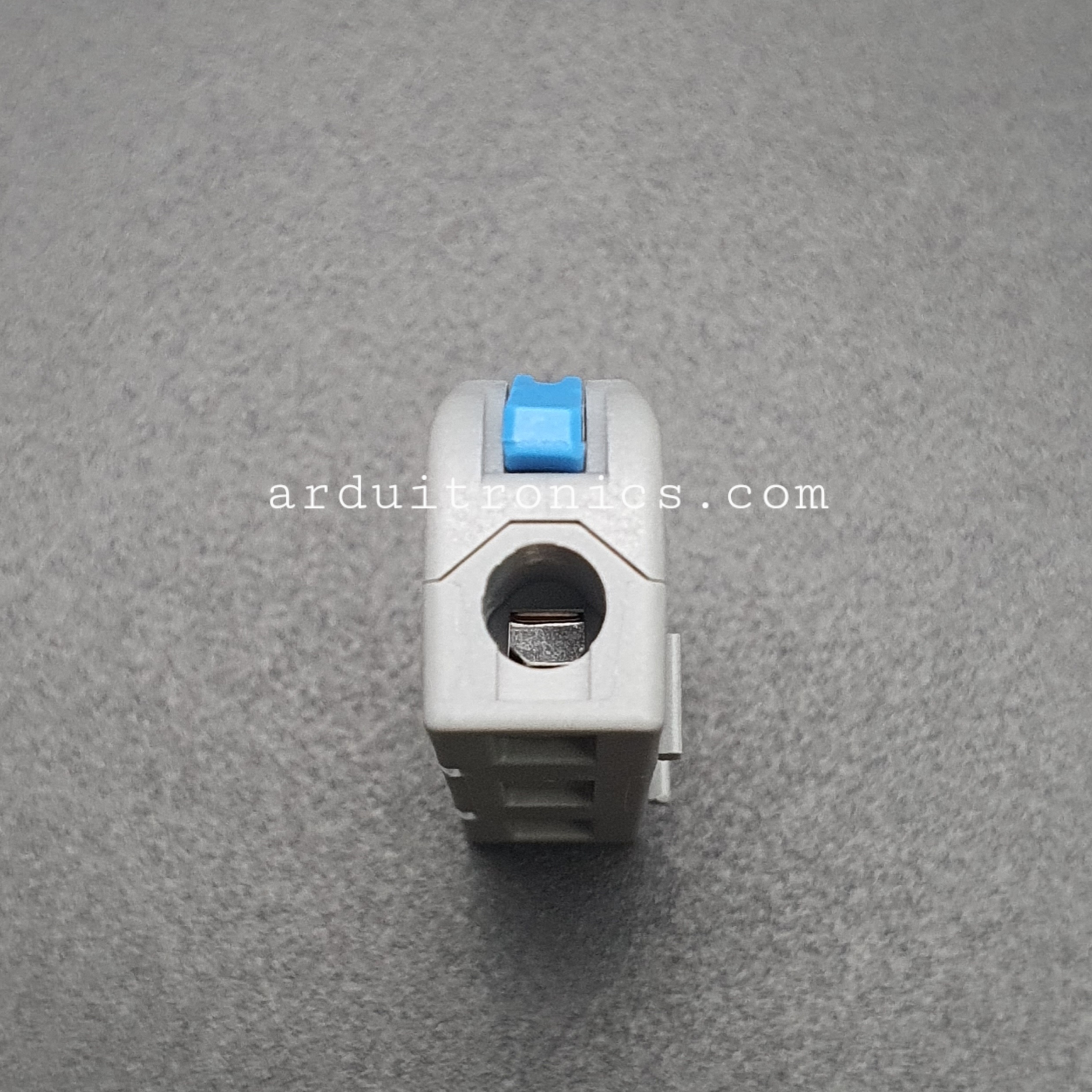 Terminal ต่อสายไฟแบบเร็ว 2 ช่อง (1 in - 1 out) Wire Connector Quick Terminal 0.2-4mm Square Splitter รุ่น DF-2-Y สีฟ้า