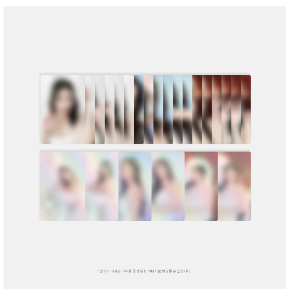KWON EUN BI -KWON EUN BI 2ND CONCERT [NEXT DOOR] OFFICIAL MD_PHOTOCARD SET ( ได้การ์ด 20 ใบ ค่ะ )