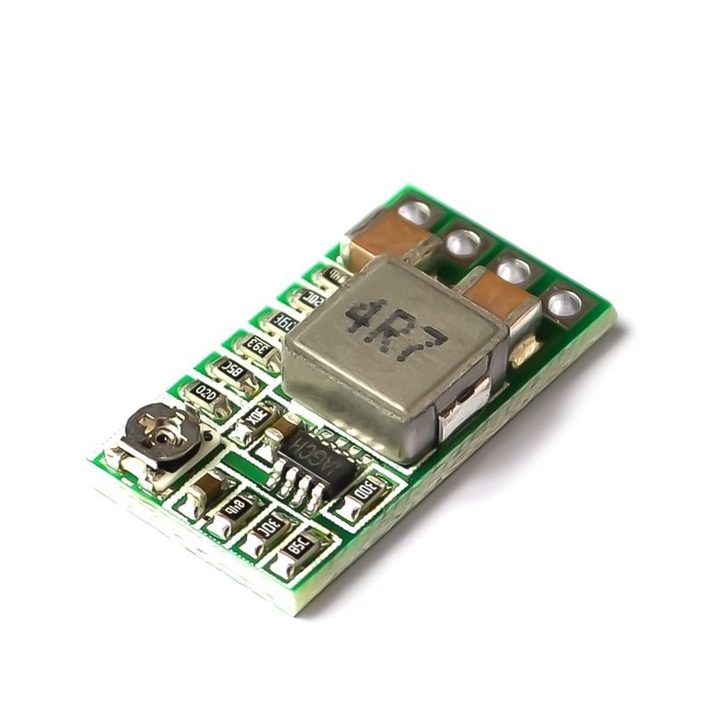 [New Version] Mini Step Down Module 4V-24V to 17-1.8V 5V 3A แบบ Fix ค่าและปรับค่าได้