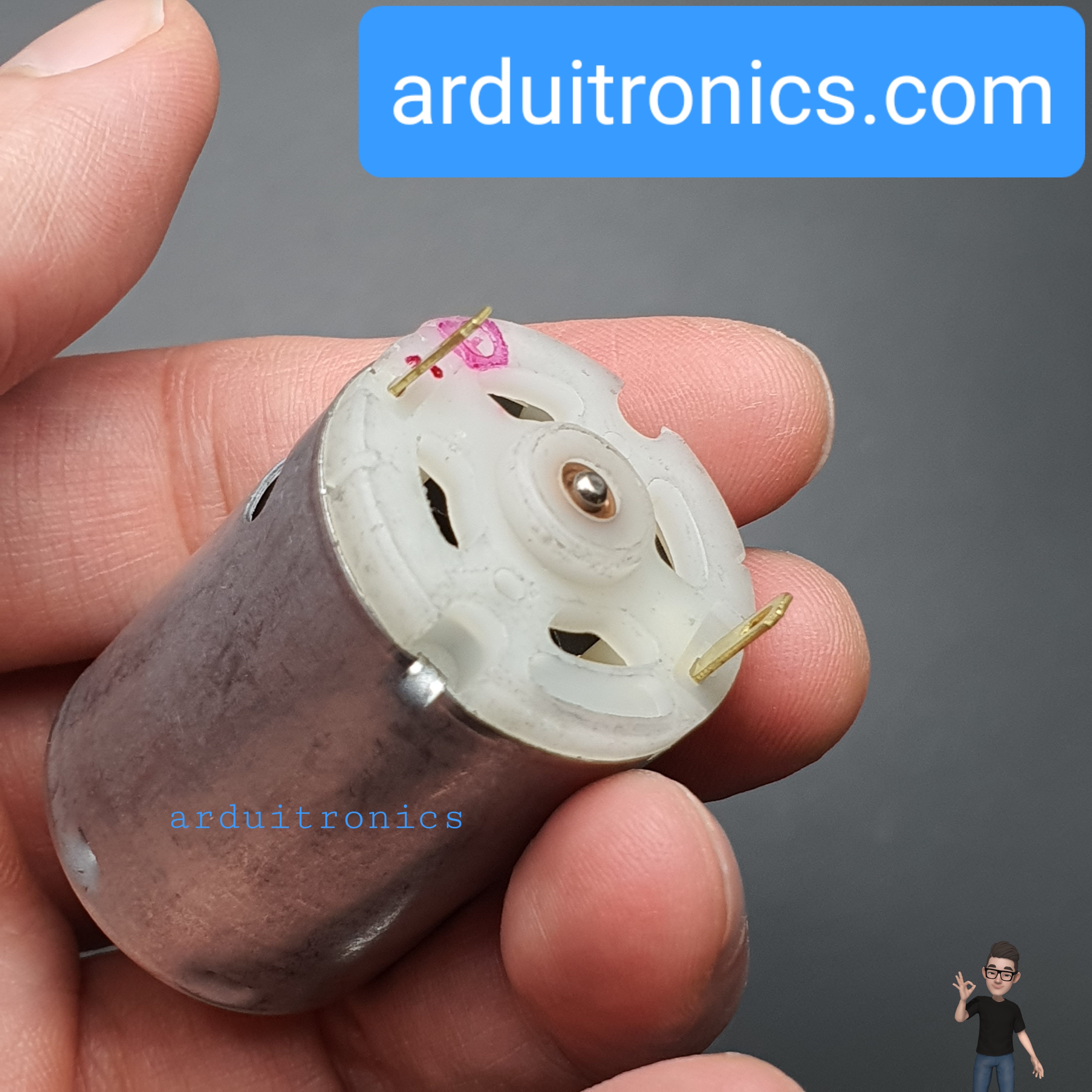 มอเตอร์ 385 DC Motor 12V (10,000 rpm)