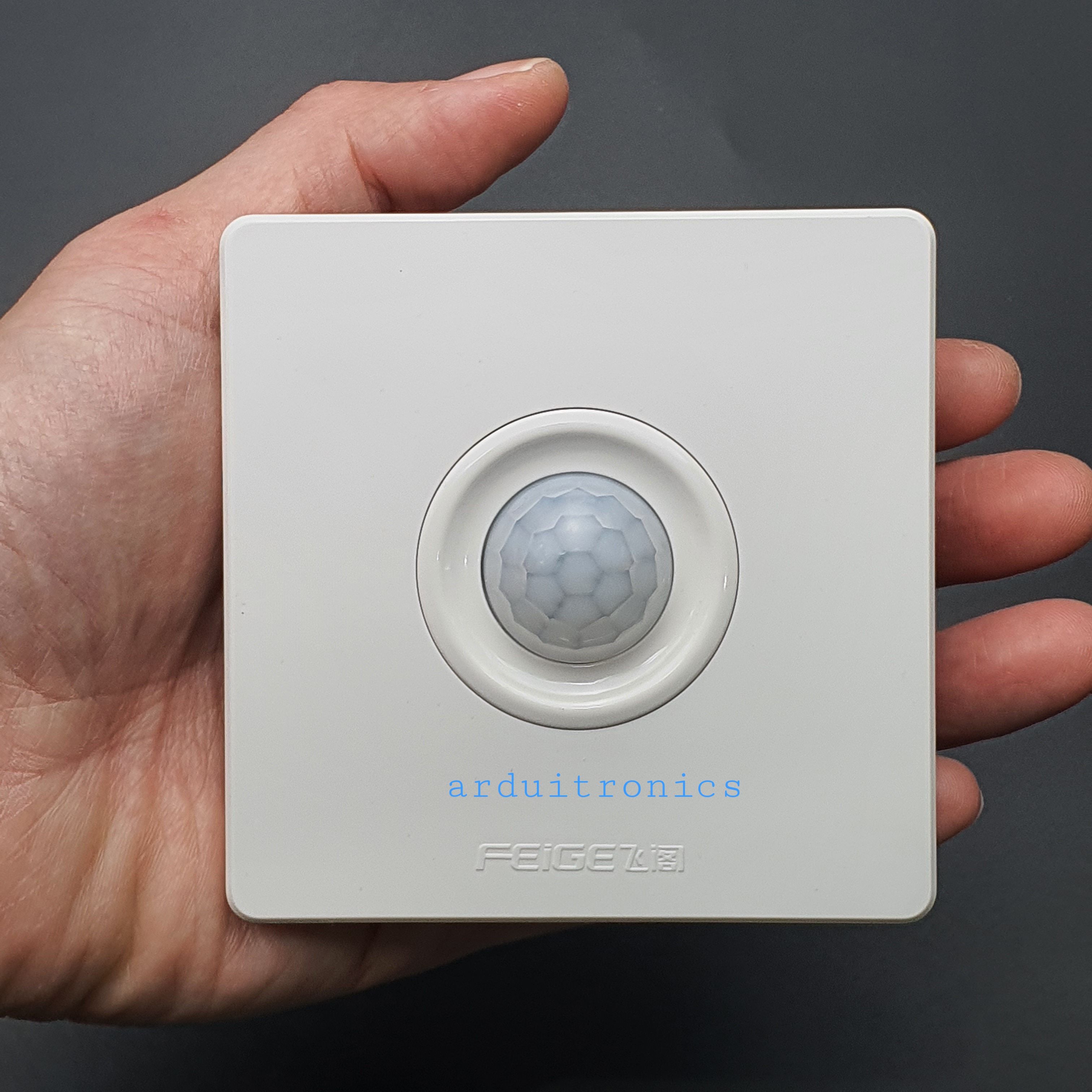 เซนเซอร์ตรวจจับการเคลื่อนไหว สำหรับเปิดปิดหลอดไฟ (Wall Plate PIR Sensor Light Control Switch)