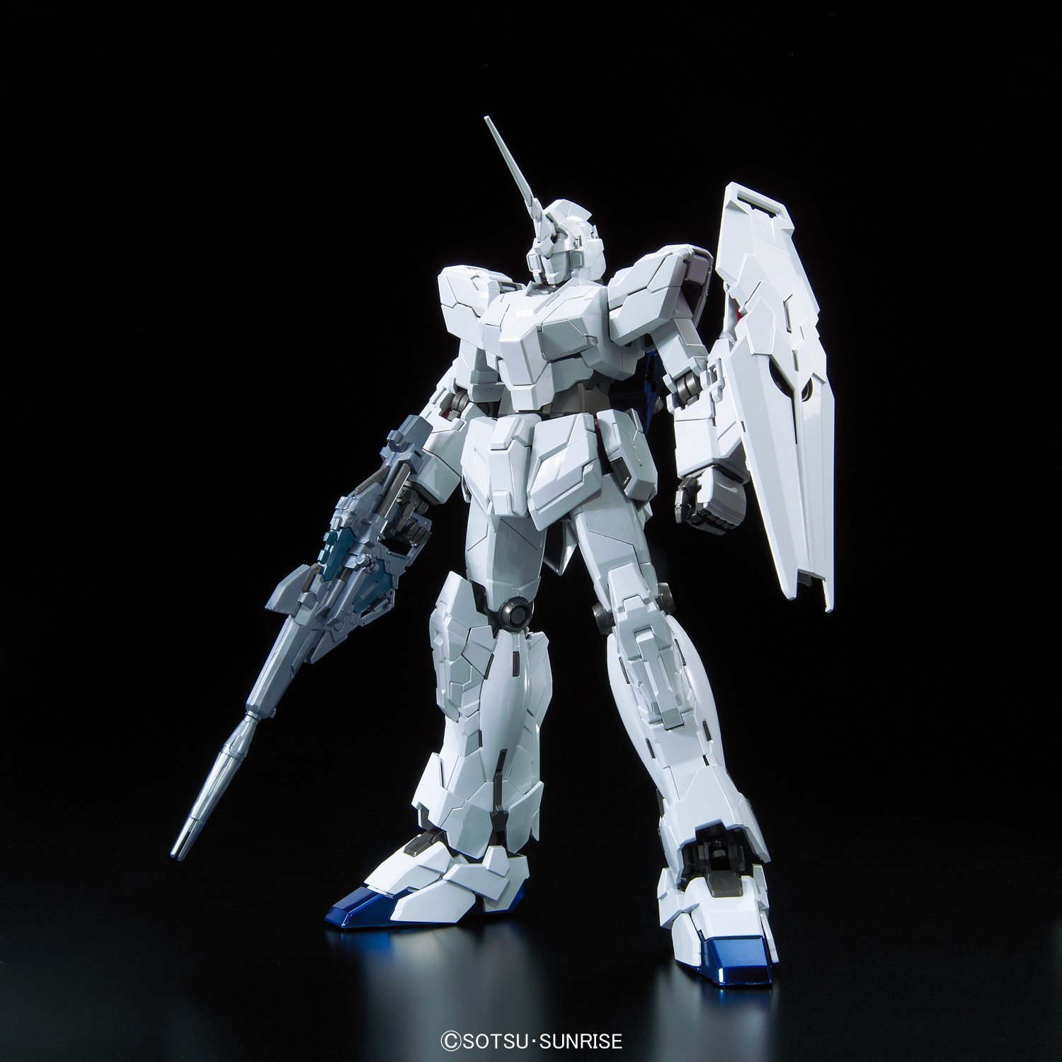 MG 1/100 RX-0 Unicorn Gundam [Red / Green Twin Frame Edition] Titanium Finish