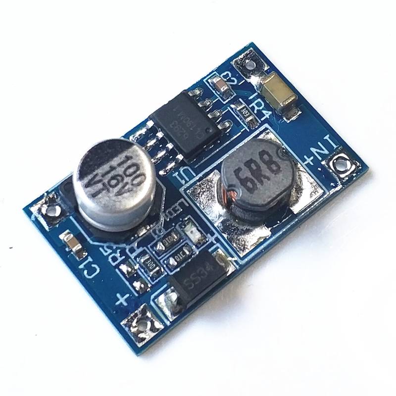 โมดูลแปลงแรงดันขึ้น 3-6V เป็น 12V กระแสสูงสุด 3A 8W Step Up Module High Power Boost Module