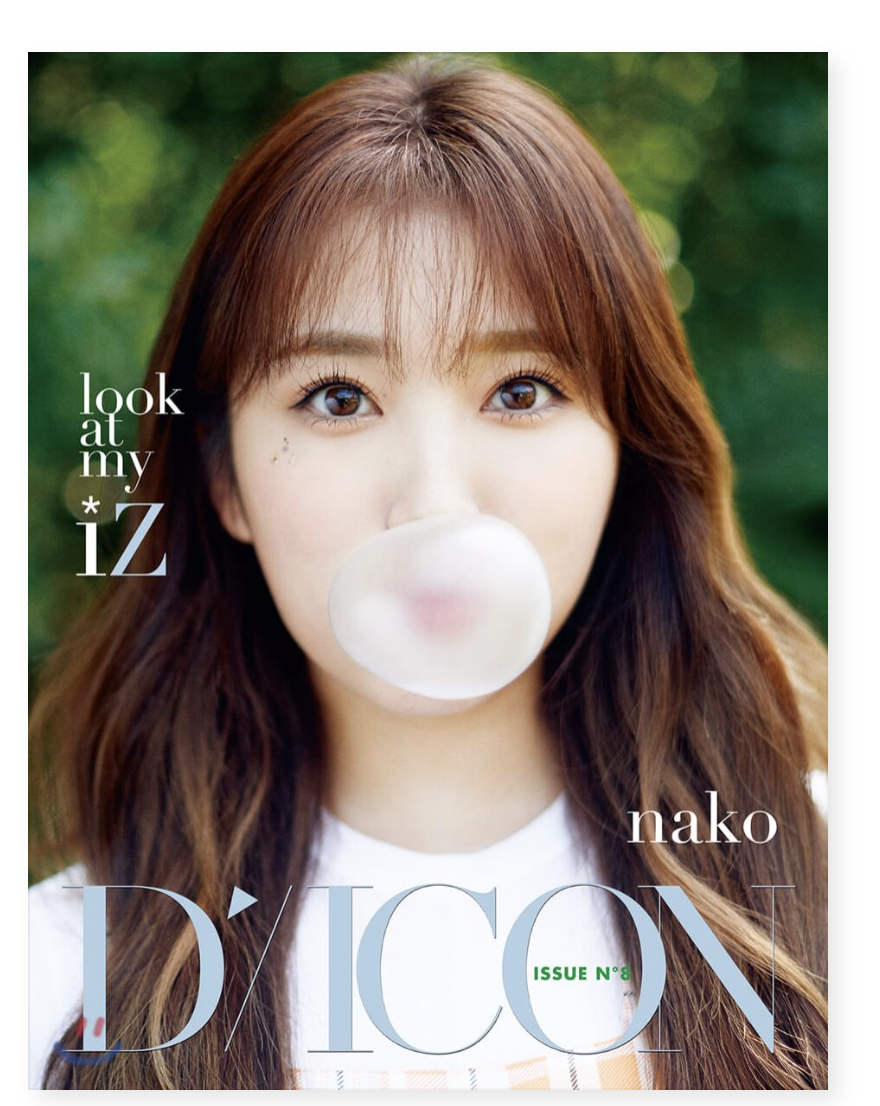 izone / IZ*ONE - D-icon : Vol.8 IZ*ONE - IZ*ONE look at my iZ หน้าปก YABUKI NAKO