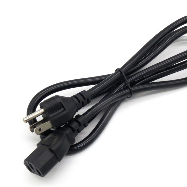 สายต่อ power adapter (Notebook) แบบ 3 หัว ยาว 1.5m Square Socket