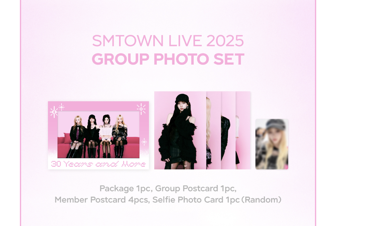 aespa -SMTOWN LIVE 2025 1st OFFICIAL MD - Group Photo Set