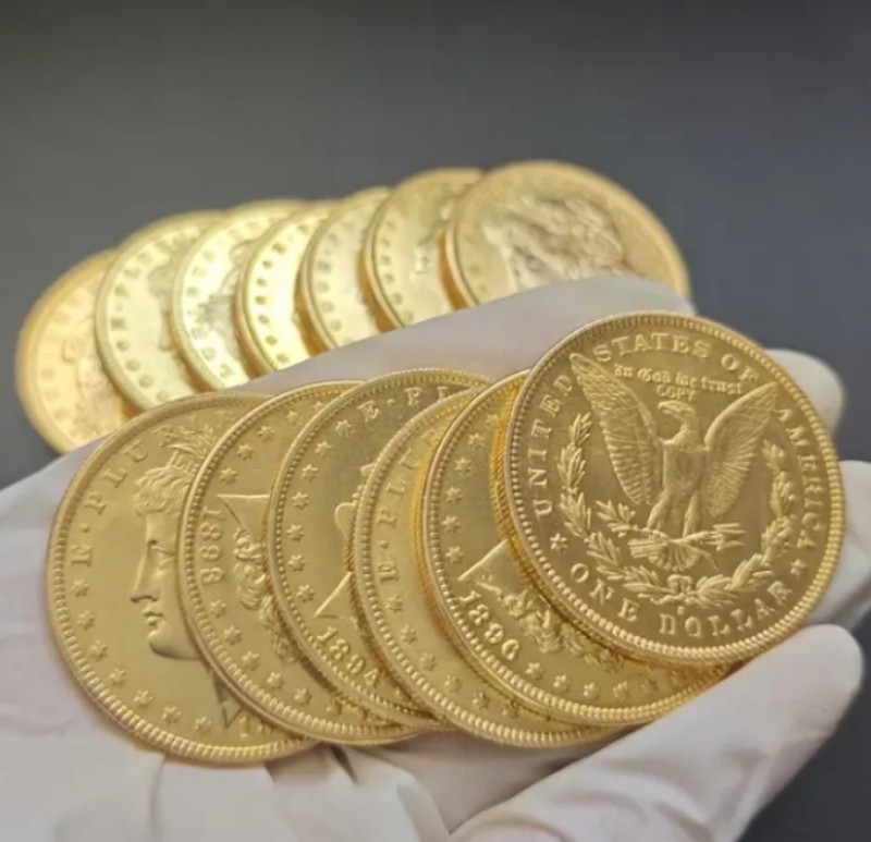 2เหรียญที่ระลึก ชุบทอง